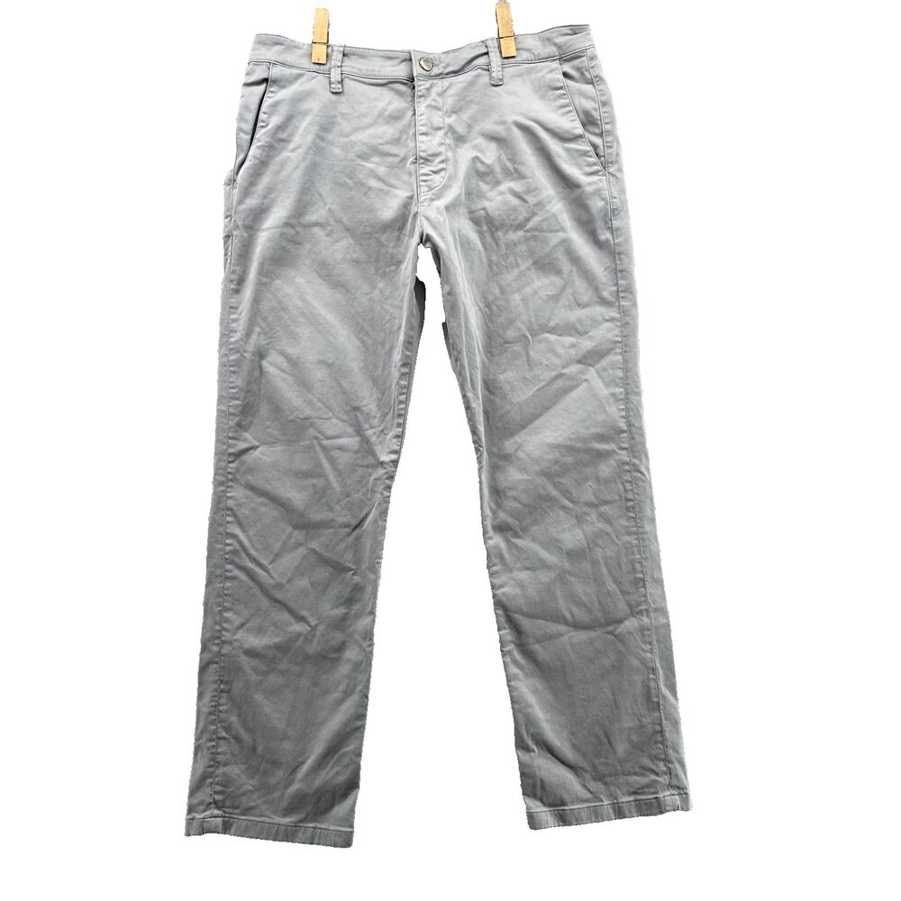 Mavi Jeans Pants 35x31* Gray Philip Chino Relaxed Straight Leg Baggy Khaki Men's